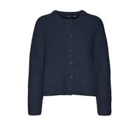 VERO MODA VMAWSOME LS Cardigan à col Rond, Blazer Bleu Marine., M