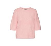 VERO MODA VMAWSOME Pull à col Rond 2/4 Boo, Bonbon/détail : mélange, L