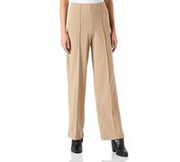 VERO MODA VMBECKY HR Wide Pull on Pant Noos Pantalons, Silver Mink, S/34 Femme