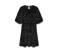 Vero Moda Vmbella 2/4 O-Neck Abk Sq Dress JRS, Noir, XS Femmes