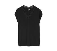 VERO MODA Vmbella SL Lace Top WVN GA Noos, Noir, XL Femme