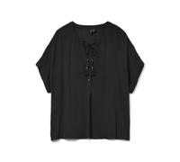 VERO MODA Vmbente SS WVN GA Haut Large pour Femme, Noir, S