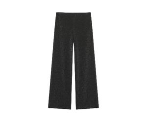 VERO MODA Vmberlin MW Pantalon Large à Paillettes Noos, Noir, M / 30L