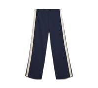VERO MODA Vmberlin MW Pantalon Large pour Femme Noos, Blazer Bleu Marine., S / 32L