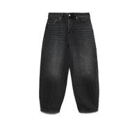 VERO MODA Vmbillie HR Barrel ANK Js Li141 GA Noos, Jean Noir, 26W / 32L