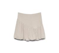 Vero Moda Vmbobbie Bubblehem Mini Jupe Exp Vmbobbie Bubblehem pour Femme (1 pièce), Pumice Stone, XS