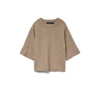 VERO MODA Vmboom Pull Oversize 2/4 O-NK GA Noos, Taupe, S