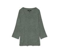 VERO MODA Vmbrianna Blouse 3/4 à col en V pour Femme, Laurel Wreath, S