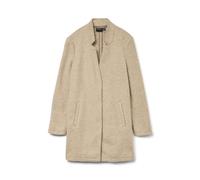 VERO MODA Vmbrushedkatrine Veste 3/4 GA Manteau, Moon Rock/détail : mélange, S Femmes
