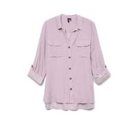 VERO MODA Vmbumpy Chemise L/S pour Femme New WVN GA Noos, Bonbon, M