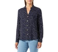 VERO MODA Vmbumpy L/S New WVN Noos T-Shirt pour Femme, Navy Blazer/AOP : Bumpy Dot, M