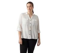 VERO MODA Vmbumpy New Noos TLL T-Shirt L/S pour Femme, Blanche-Neige, XL Taille Tall