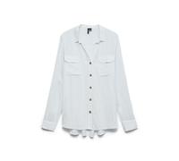 VERO MODA Vmbumpy T-Shirt L/S New WVN Noos, Blanche-Neige, L Femmes