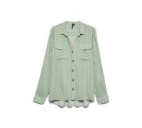 VERO MODA Vmbumpy T-Shirt L/S New WVN Noos, Mistletoe, L Femmes