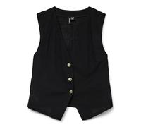 VERO MODA VMCAIA Gilet pour femme, Noir, M