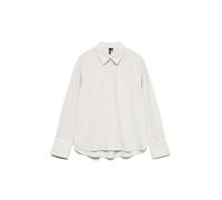 Vero Moda Chemisier Caia manches longues blanc chiné Femme Taille L
