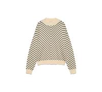 VERO MODA Vmcapricorn Ls Highneck Pullover BF Pull à col Haut, Bouleau, XS Femme
