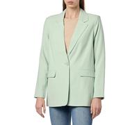 VERO MODA Vmcarmen Ls Loose Blazer Noos Longblazer, Silt Green, L Femme