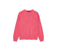 VERO MODA Vmcharity Ls V-Neck Pullover Noos Pull à col, Coral Paradise, L Femme