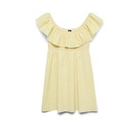 Vero Moda Vmcheck O/S Mini Robe Exp Vmcheck O/S pour Femme (1 pièce), Star White, XL