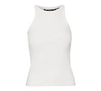 VERO MODA Vmchloe JRS Noos Débardeur Court pour Femme, Blanche-Neige, XS