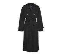 VERO MODA Vmchloe Trench long Noos pour femme, Noir, L