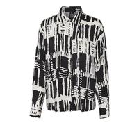 VERO MODA Vmcindy Cleo L/S T-Shirt WVN GA Chemisier à Manches Longues, Noir/Transparent, S Femmes