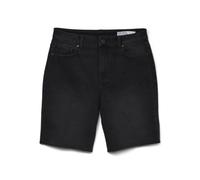 VERO MODA Vmcleo HR DNM Mix Noos Short Long pour Femme, Jean Noir, XL