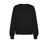 VERO MODA Vmdaisy Pearl Sweat JRS Boo GA T-Shirt Manches Longues, Noir, M Femme