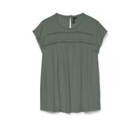 Vero Moda Vmdebbie Ga Noos Haut plissé pour femme, couronne de laurier, taille M, Laurel Wreath, Medium