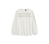 VERO MODA Vmdebbie Ls Pleat Top WVN GA Noos, Blanche-Neige, XS Femmes