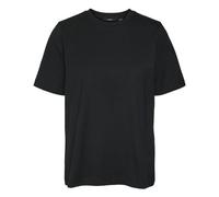 VERO MODA Vmdemi SS Haut à col Rond JRS Noos T-Shirt, Noir, XS Femmes