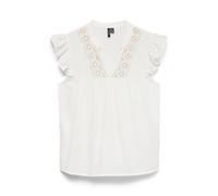 VERO MODA Vmdicthe EMB SL T-Shirt à col en V WVN GA