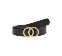 VERO MODA VMDITTE Ceinture synthétique enduite Noos pour femme, noir/détail : W. Or, 90, Noir/détails : or, 90