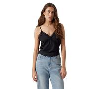 VERO MODA Vmditte Débardeur Court Jrs Noos Femme Haut, Noir, M