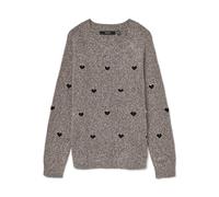 Vero Moda Vmdoffy Intarsia Ls O-NCK GA Noos Pull, Jupe Moon., XS