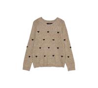 VERO MODA Vmdoffy Intarsia Ls O-NCK Pullov GA Noos, Emperador, M Femme