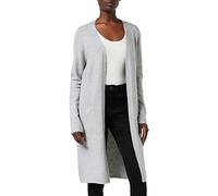 Cardigans en maille Col rond Manches longues Coupe longue gris Gris XL
