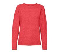VERO MODA Vmdoffy Ls O-Neck Blouse GA Noos Pull en Tricot, Cayenne-Détails : chiné, XXL Femme