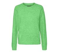 VERO MODA Vmdoffy Ls O-Neck Blouse GA Noos Pull-Over, Vert été/détails : mélangé, S Femme