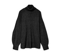 VERO MODA Vmdoffy Ls Roll Neck Pullover Noos Pull à col roulé, Noir, S Femme