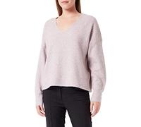 Vero Moda VMDOFFY LS V-Neck Blouse GA Noos Sweater, Woorose/Détails : Mélange, L Femme