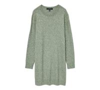 Vero Moda VMDOFFY Mini Robe en Tricot chiné, à Manches Longues, col Rond, Coupe Droite, Courte, Basique, Longueur Cuisse, Laurel Wreath/détail : mélangé, XS