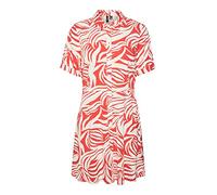 VERO MODA Vmdotty Becca SS Robe WVN G, Bittersweet/AOP:Dotty, S Femme