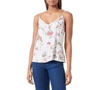 VERO MODA Vmeasy Joy Col V Singlet WVN GA Top, Bouleau/AOP : vicka, S Femme