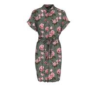 VERO MODA Vmeasy Joy S/S Shirt Dress WVN GA Robe pour Femme, Laurel Wreath/AOP : Cami, S