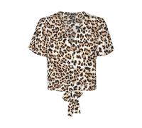 VERO MODA Vmeasy Joy S/S Tie Shirt WVN GA Top Femme