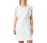 VERO MODA Vmelis SL Large Robe Courte JRS, Blanche-Neige, S Femme