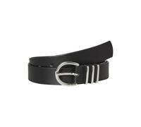 VERO MODA Vmelisa Ceinture enduite Noos synthétique, Noir/détails : argenté, 90 Femmes