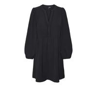 Vero Moda Vmemma Ls Robe en Dentelle WVN GA Noos Chemisier, Noir, Taille XS Femme